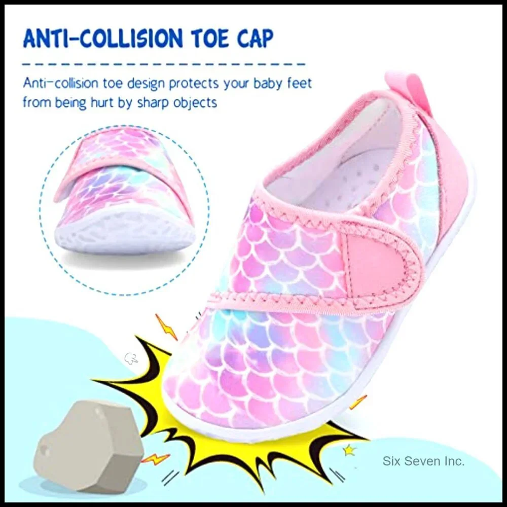 Quick Dry Water Shoes Breathable Athletic Toddler Beach Play Shoes Size 9